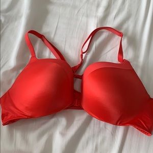 Hot pink/red racerback Victoria’s Secret bra
